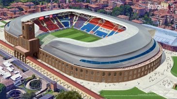 O Bologna é mais um clube italiano a apresentar projeto para ampla renovação de seu estádio