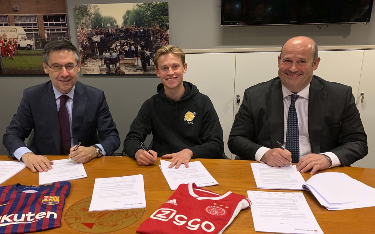 Com talento para ser protagonista, Frenkie de Jong &eacute; um grande acerto ao futuro do Barcelona