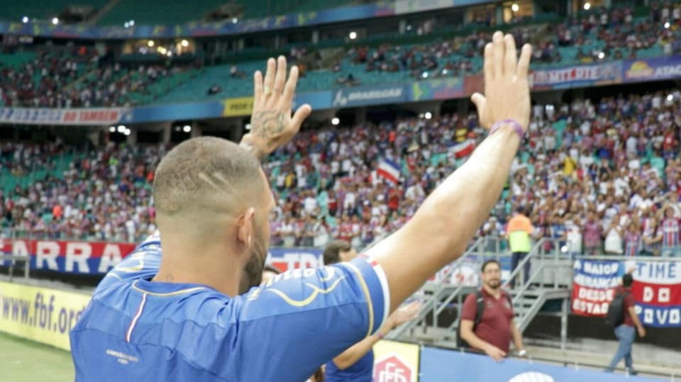 Fernand&atilde;o deixou saudades no Bahia e o seu retorno ao clube rendeu uma recep&ccedil;&atilde;o de rei