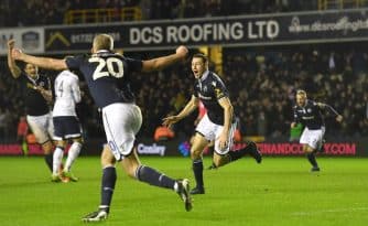 Milagre na FA Cup: Aos 49 do 2° tempo, o Millwall arrancou uma apoteótica virada sobre o Everton