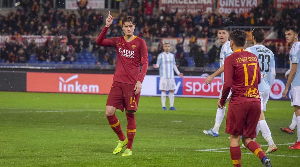 N&atilde;o contente em marcar de letra aos 19 segundos, Schick ainda deu uma assist&ecirc;ncia de letra