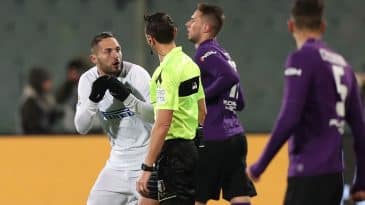 Capitão da Inter, Handanovic reclamou do pênalti que deu empate à Fiorentina: “Estamos com raiva”