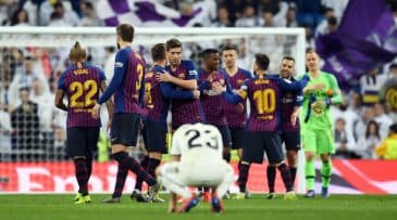 Num clássico de pernas para o ar, o pandemônio causado pelo Real não adiantou ante a eficácia do Barça