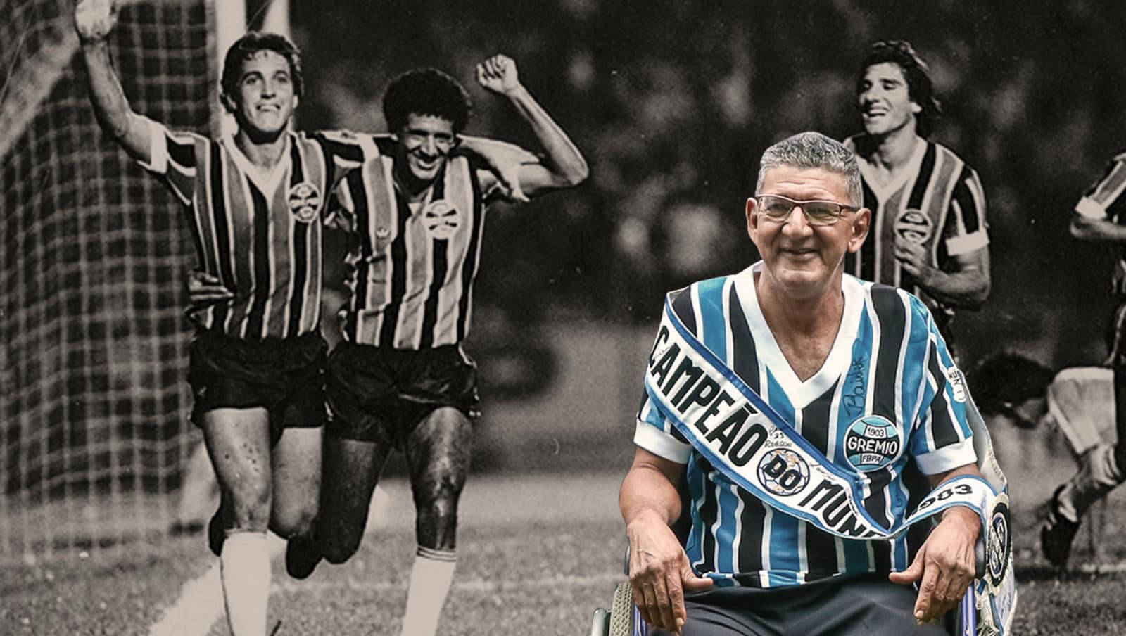 O adeus de Caio, o multi-atacante fundamental &agrave;s alegrias do Gr&ecirc;mio em 1983
