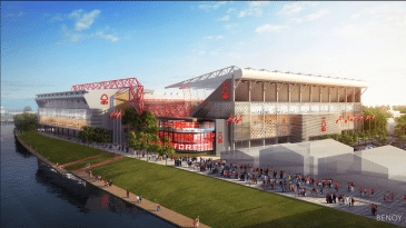 O Nottingham Forest lançou um projeto bem bacana de modernização do City Ground