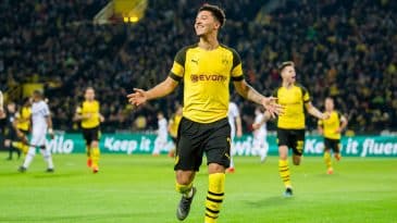 Sancho faz um belo gol e, após cinco partidas, Dortmund volta a vencer