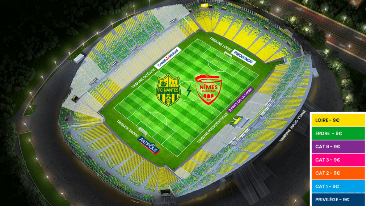 Nantes coloca ingressos em todos os setores a &euro;9 para tributo a Sala no domingo