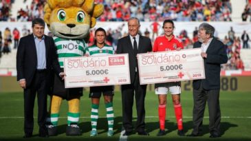 Dérbi lisboeta em prol de Moçambique bate recorde de público do futebol feminino em Portugal