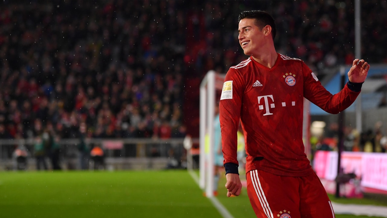 James Rodriguez comanda show do Bayern sobre Mainz e b&aacute;varos mant&ecirc;m lideran&ccedil;a pelo saldo de gols