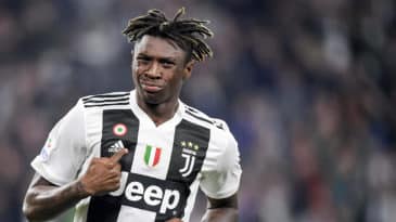 Na ausência de Ronaldo, Kean volta a decidir para a Juventus