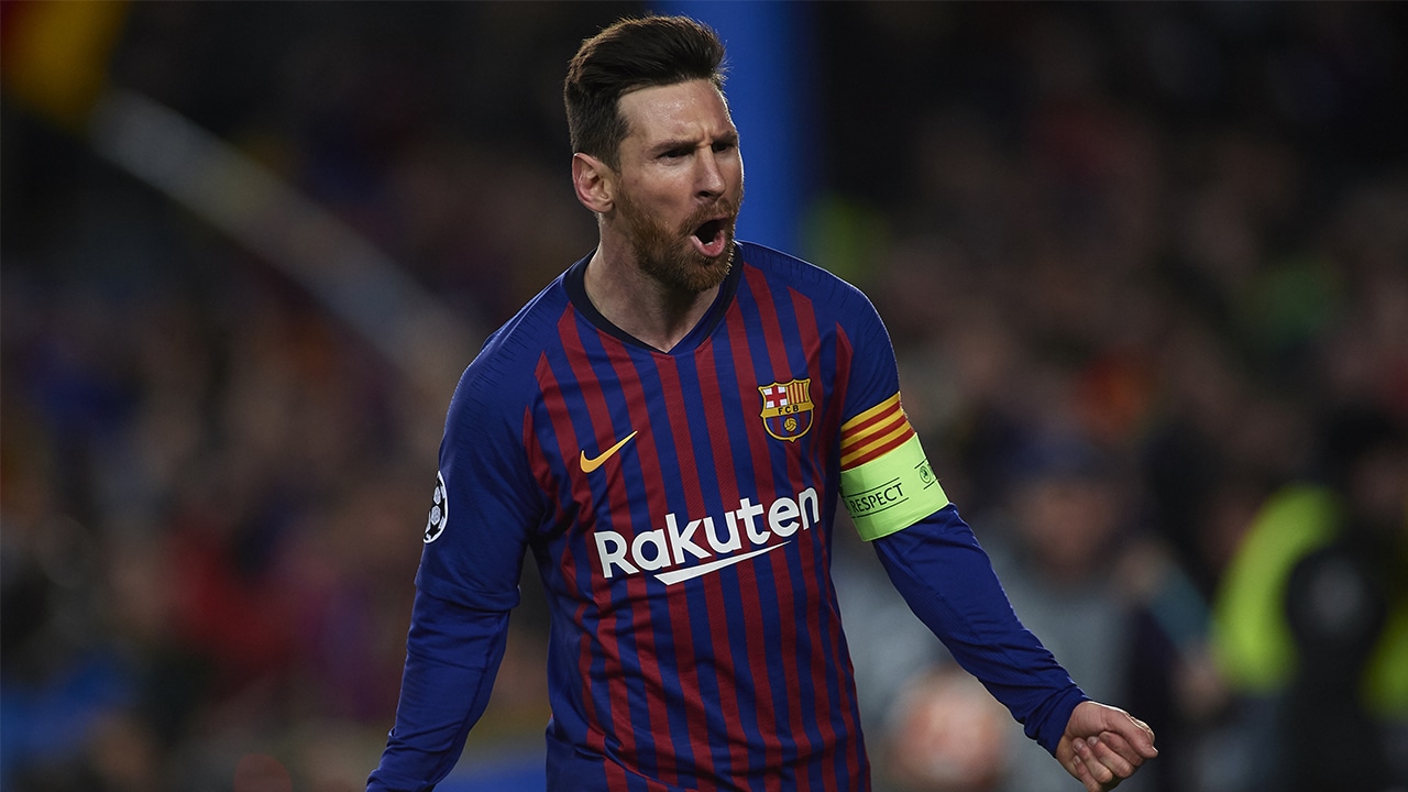 Messi decidiu &ndash; mais uma vez &ndash; e construiu a goleada do Barcelona sobre o Lyon
