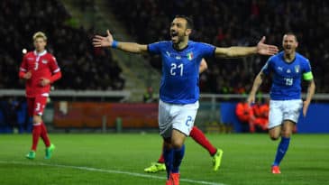 Quagliarella leva boa fase na Samp para Itália e vira goleador mais velho da história da Azzurra