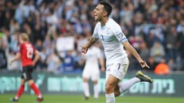 Com três gols, Eran Zahavi comandou a grande vitória de Israel sobre a Áustria