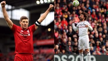 Pirlo e Gerrard mostraram que classe não se perde em amistoso entre lendas de Liverpool e Milan