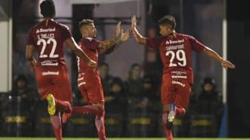 Sarrafiore fez um golaço, e o Internacional abriu vantagem contra o Novo Hamburgo