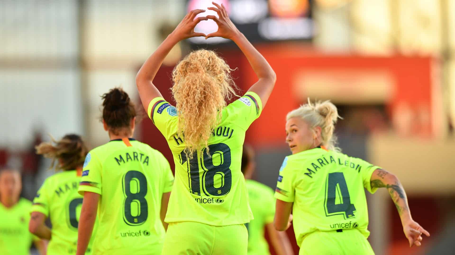 Barcelona d&aacute; passo importante para alcan&ccedil;ar final in&eacute;dita na Champions Feminina