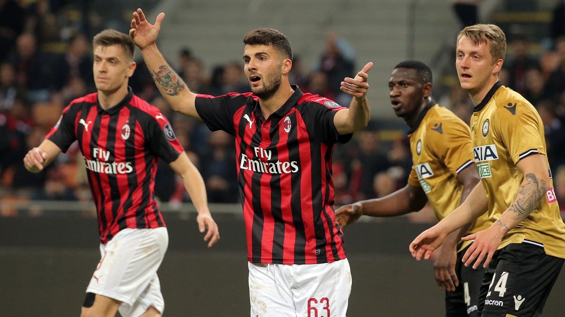 Depois de duas derrotas, outra decep&ccedil;&atilde;o: Milan fica no empate diante da Udinese em San Siro
