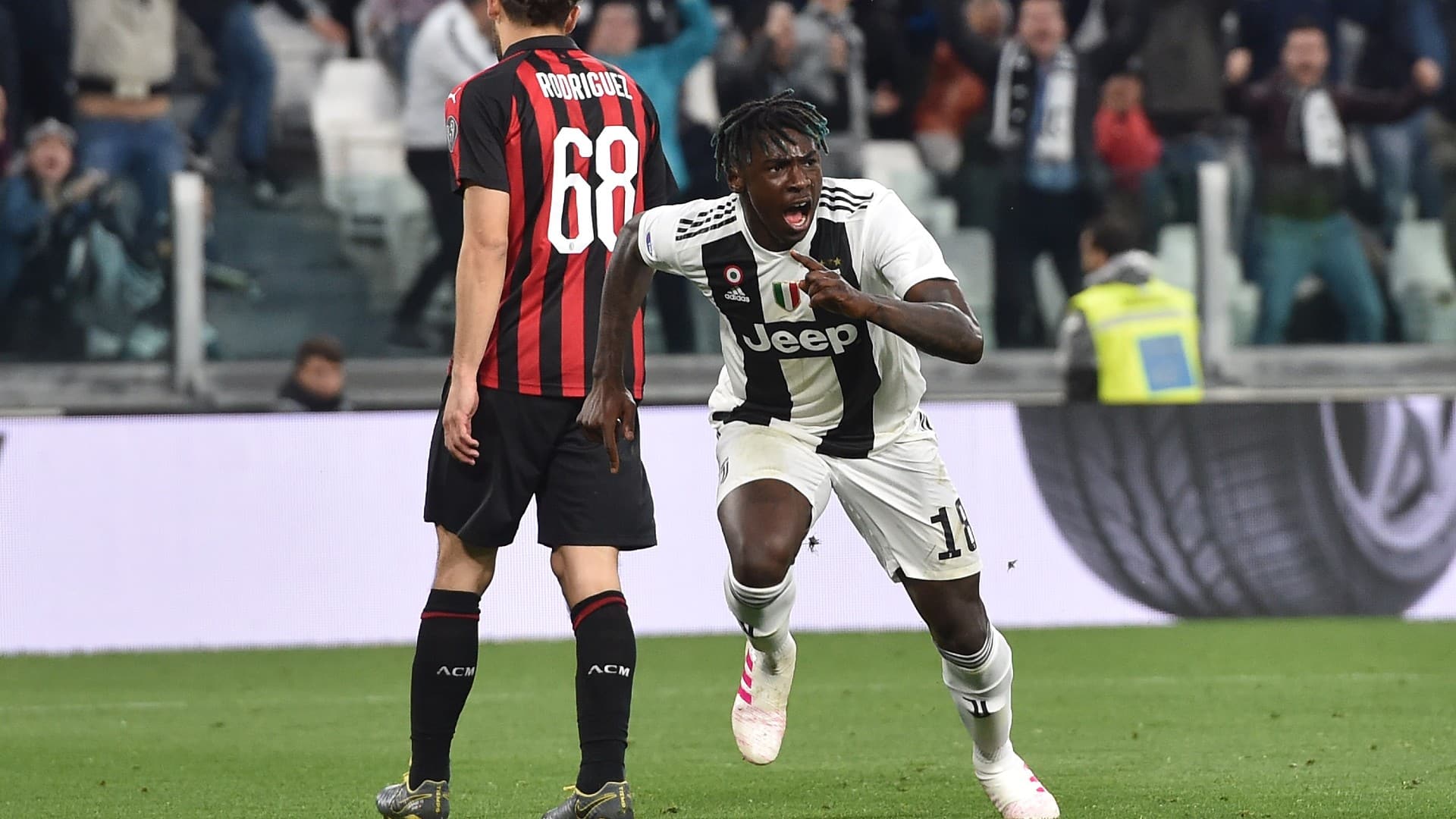Bonucci entregou e foi Moise Kean quem salvou a Juventus em virada contra o Milan em Turim