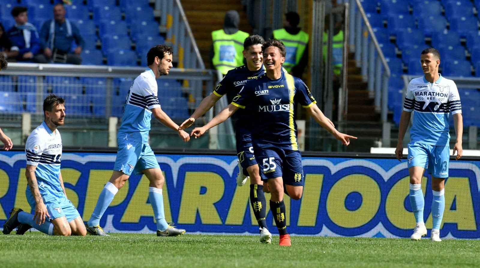 A Lazio atingiu o c&uacute;mulo da chacota: conseguiu perder em casa para o j&aacute; rebaixado Chievo