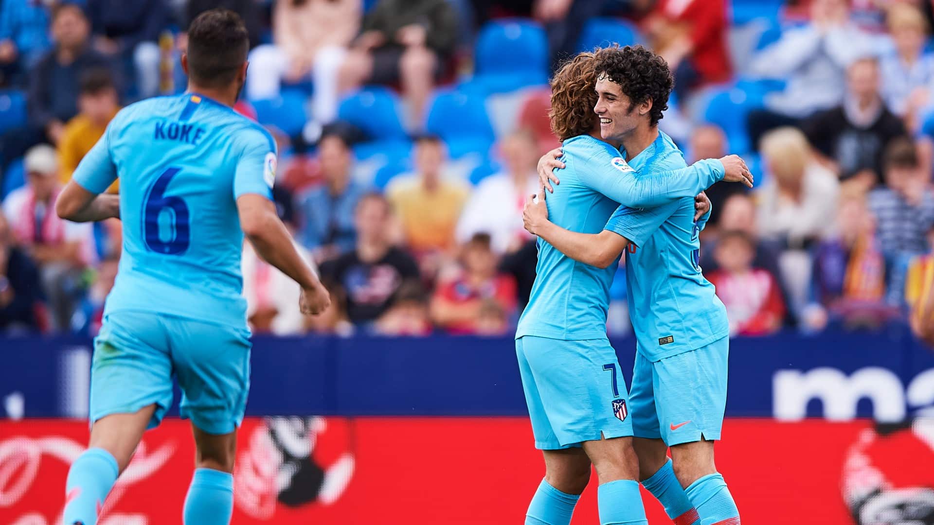 Gola&ccedil;o de Rodri e gol de jogador da base salvam Atl&eacute;tico de Madrid de derrota diante do Levante