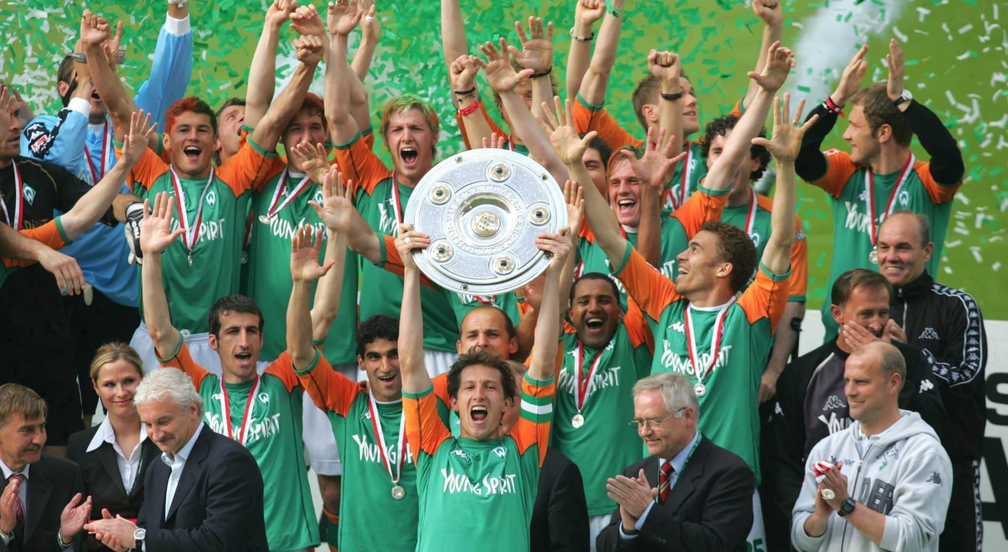 H&aacute; 15 anos, o Werder Bremen se proclamava campe&atilde;o da Bundesliga, com uma campanha soberana