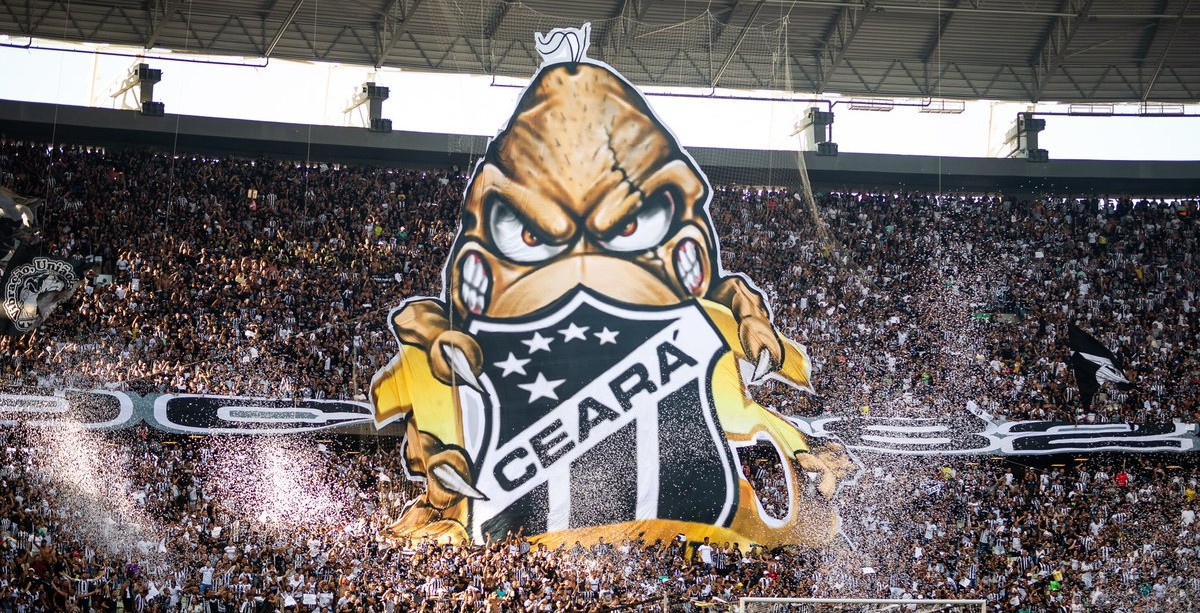 O Cear&aacute; produziu um mosaico espetacular para celebrar seus 105 anos &ndash; mas o Santos botou &aacute;gua no chope