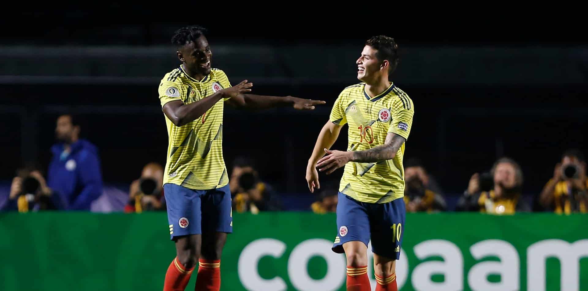 James deslumbrou: sua trivela fabulosa garantiu a merecida (mas sofrida) vit&oacute;ria sobre o Catar