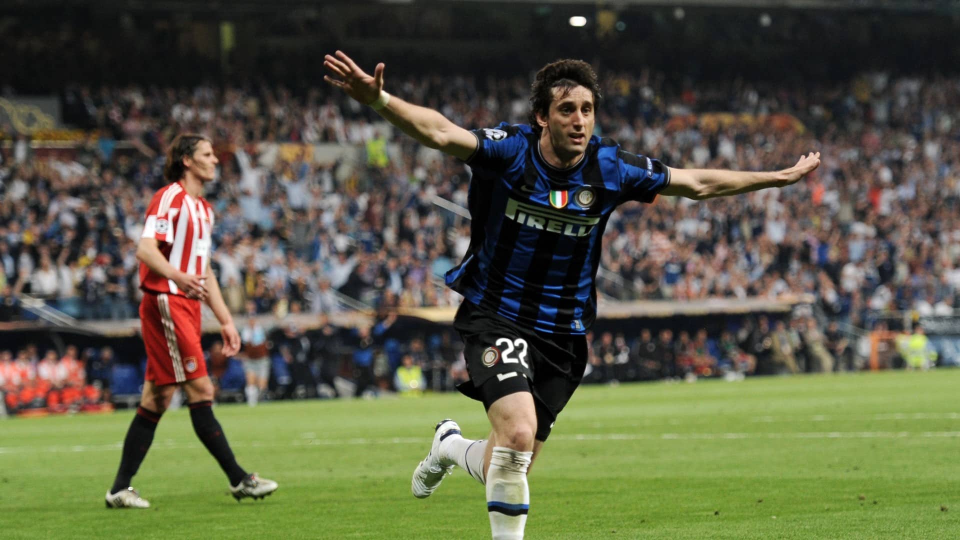 Os 75 gols de Diego Milito pela Internazionale, clube em que conquistou a Europa