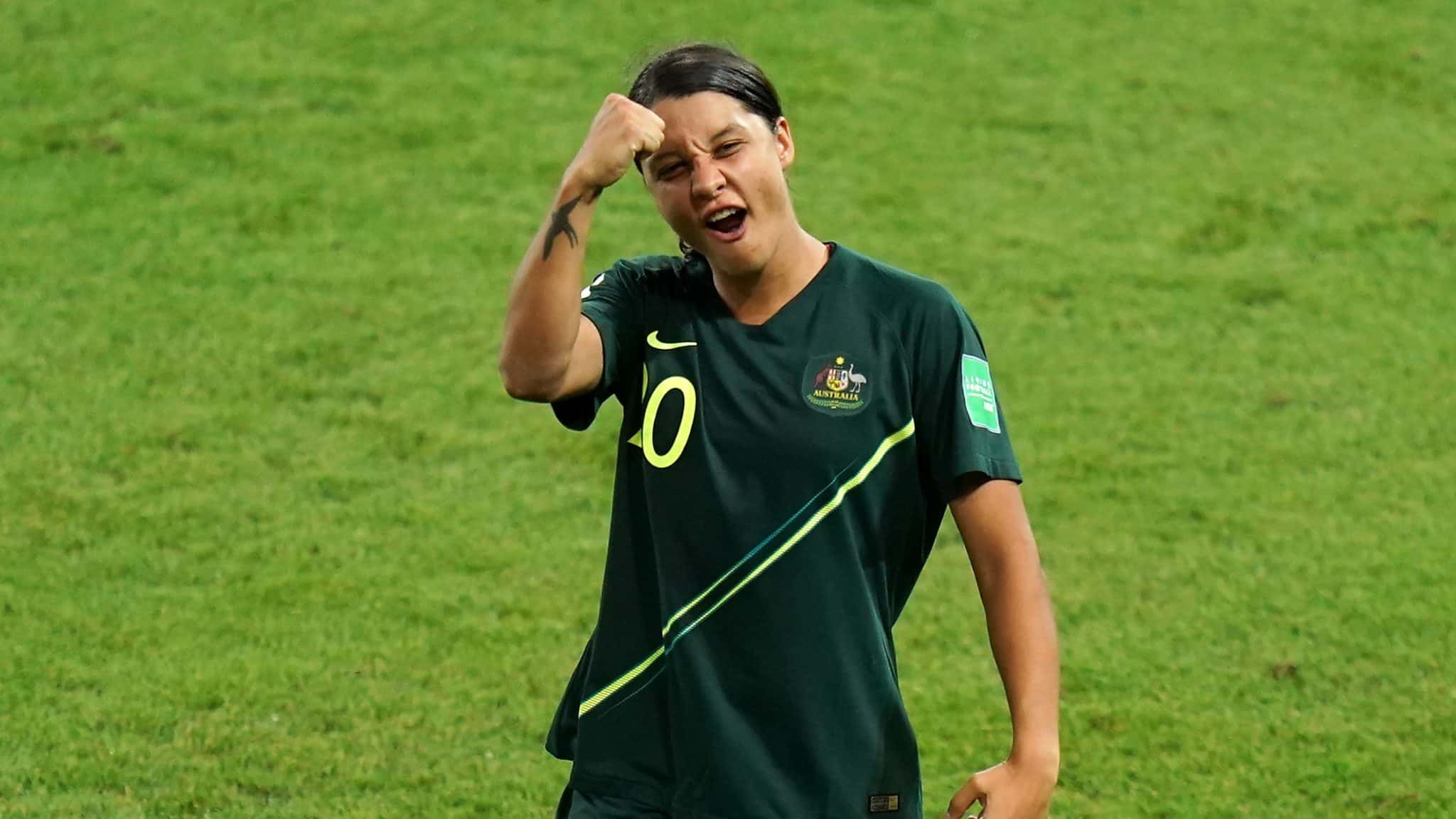 Com quatro gols, Kerr deu um mon&oacute;logo na goleada que deixou a Austr&aacute;lia em segundo lugar