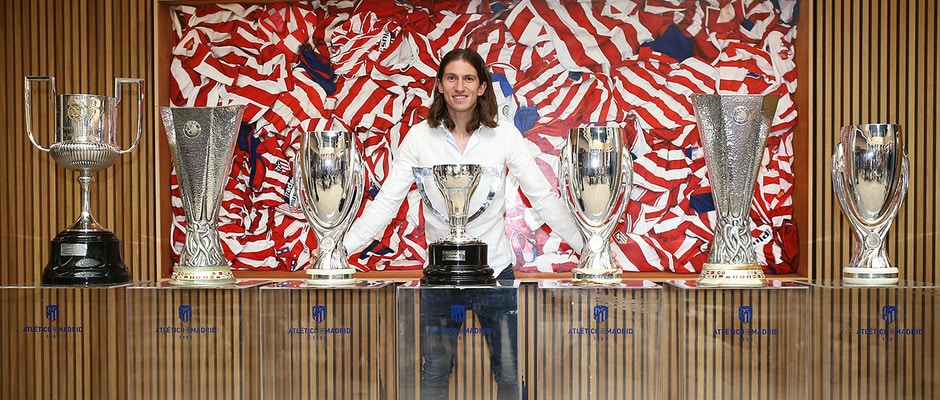 É raro ver a grandeza que Filipe Luís se despede do Atlético de Madrid, como lenda do clube
