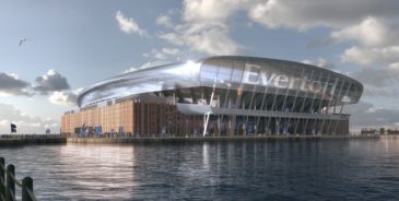 Everton lança projeto futurista (e bem interessante) de um novo estádio para o clube