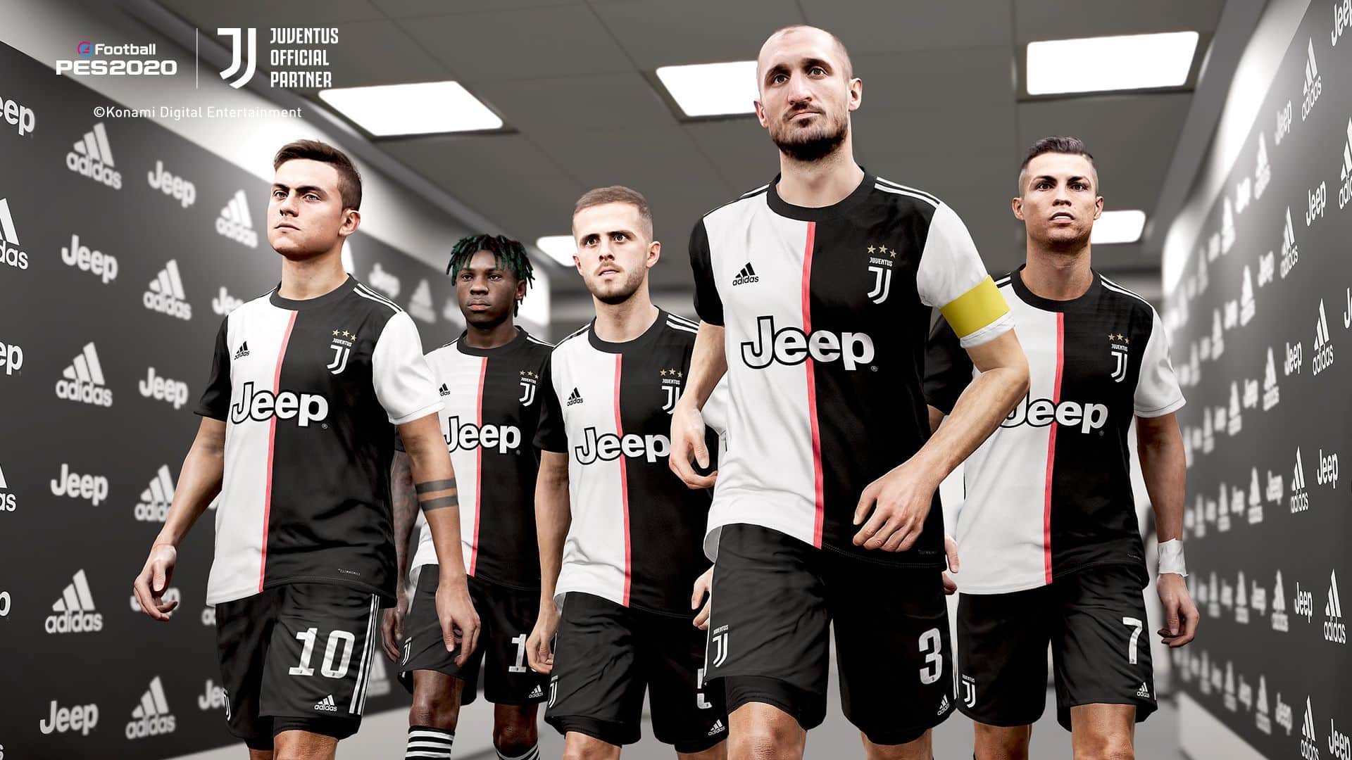 Juventus assina acordo exclusivo com PES e ter&aacute; nome, escudo e uniformes gen&eacute;ricos em Fifa 20