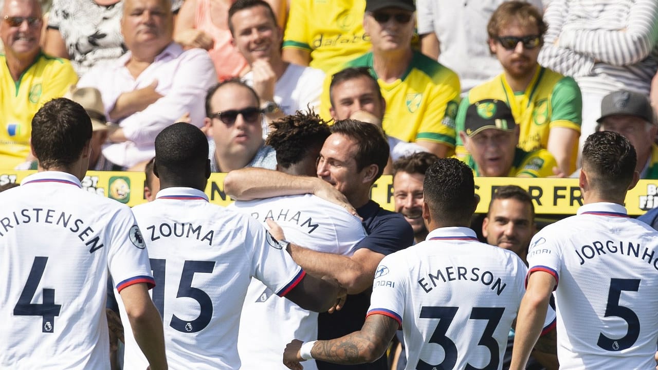 Tammy Abraham desencantou para dar a Lampard sua primeira vit&oacute;ria pelo Chelsea