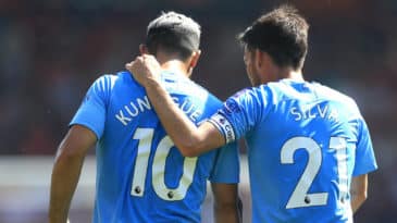 David Silva influente, Agüero eficaz: City vence o Bournemouth em jogo de marcas pessoais da dupla