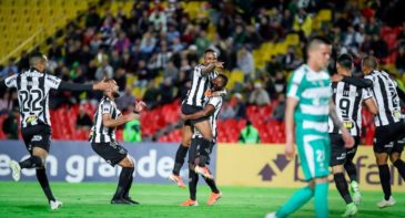 O Atlético teve toda a segurança para vencer outra vez e avançar às semifinais da Sul-Americana