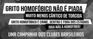 Os 20 clubes do Brasileirão se uniram numa manifestação contra a homofobia