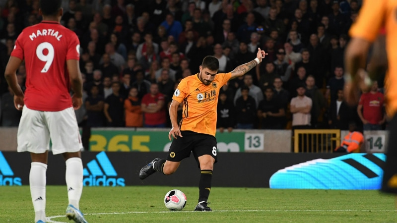 Gola&ccedil;o de R&uacute;ben Neves foi instante de atrevimento em empate marcado por cautela entre Wolverhampton e United
