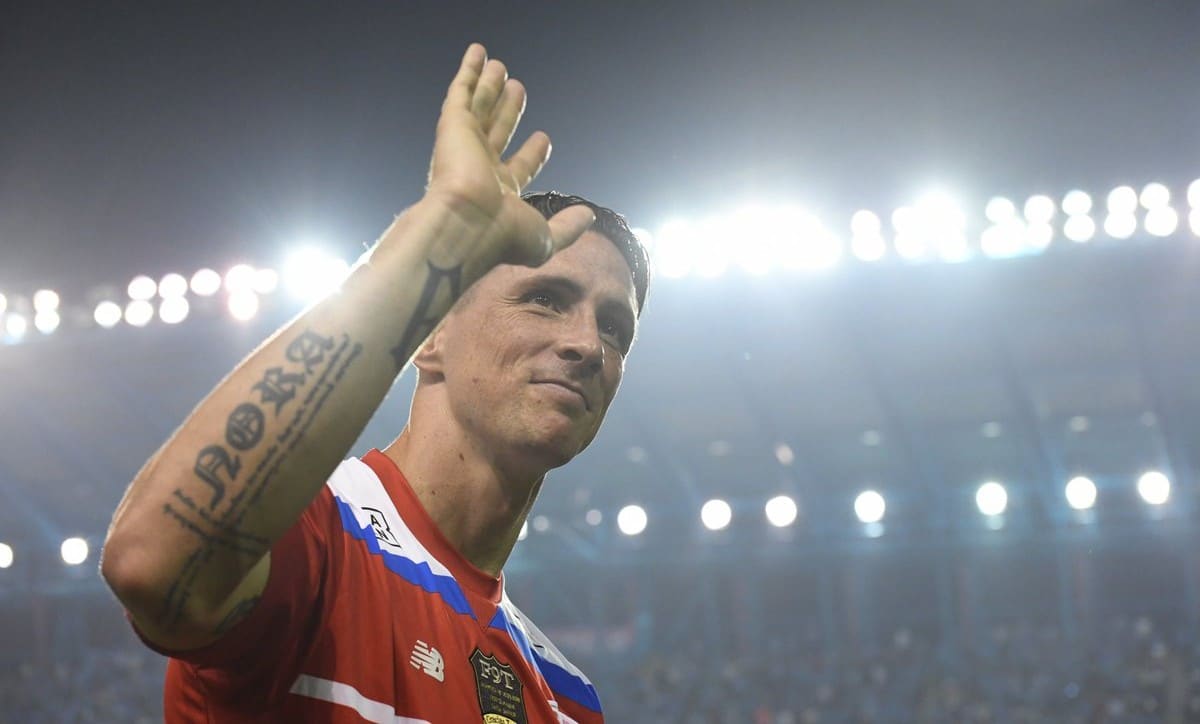 No &uacute;ltimo jogo de sua carreira, Fernando Torres dedicou uma linda carta de agradecimento aos torcedores