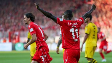 O mar vermelho ferveu com a primeira vitória do Union Berlim na Bundesliga – e contra o Dortmund