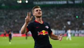Timo Werner pulverizou o Gladbach e ampliou o ótimo início do Leipzig na Bundesliga