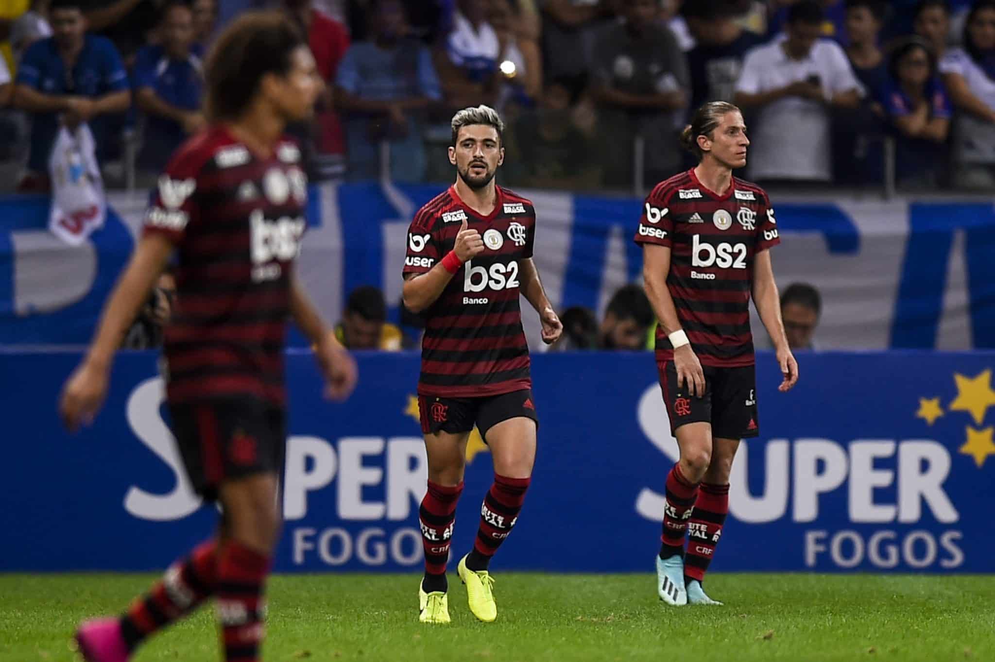 Teve gol do Gabigol, desfile de Arrascaeta e a s&eacute;tima vit&oacute;ria seguida do Flamengo no Brasileir&atilde;o