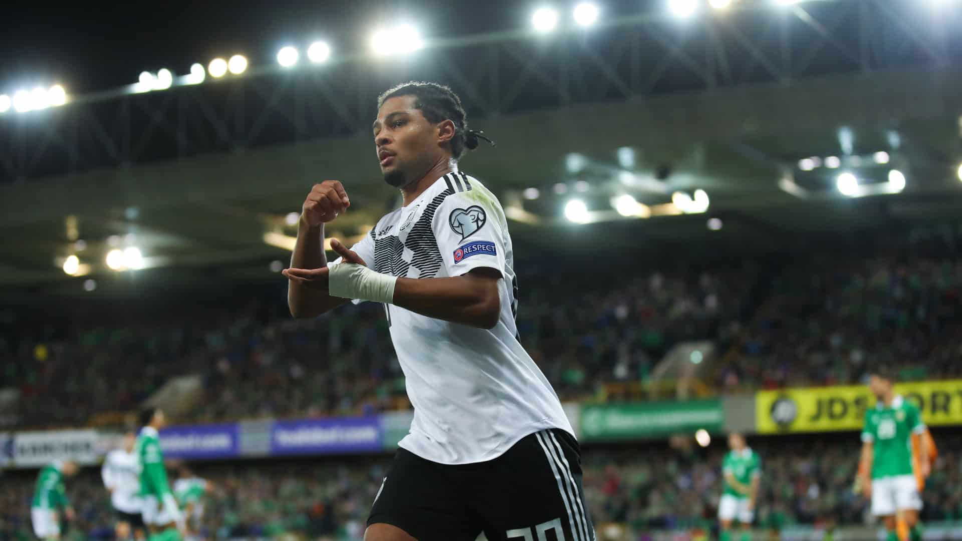 Gnabry saiu de promessa a destaque da renovada Alemanha, com nove gols em 10 jogos