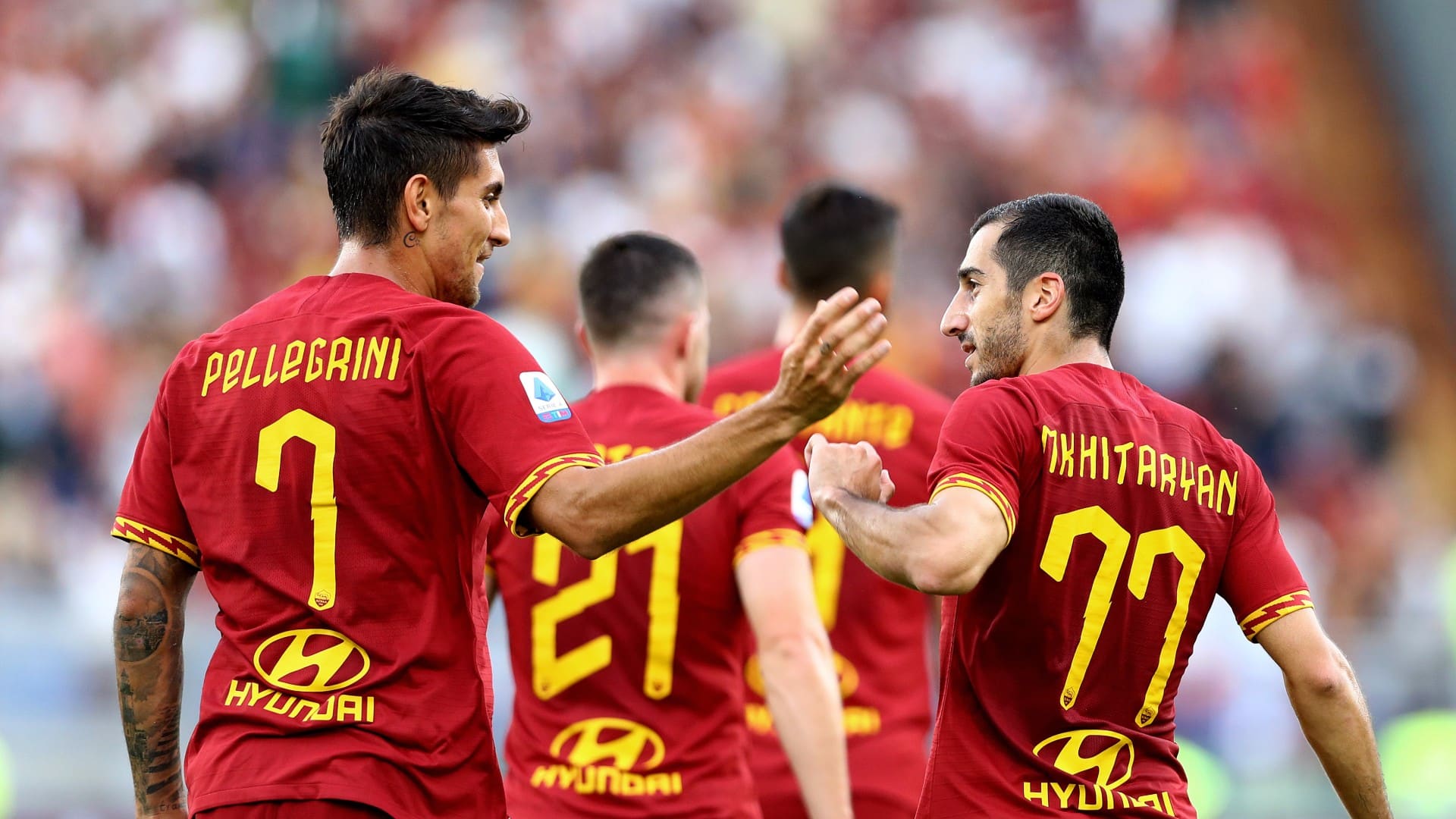 Mkhitaryan estreia bem, mas &eacute; Pellegrini quem rouba a cena na vit&oacute;ria da Roma