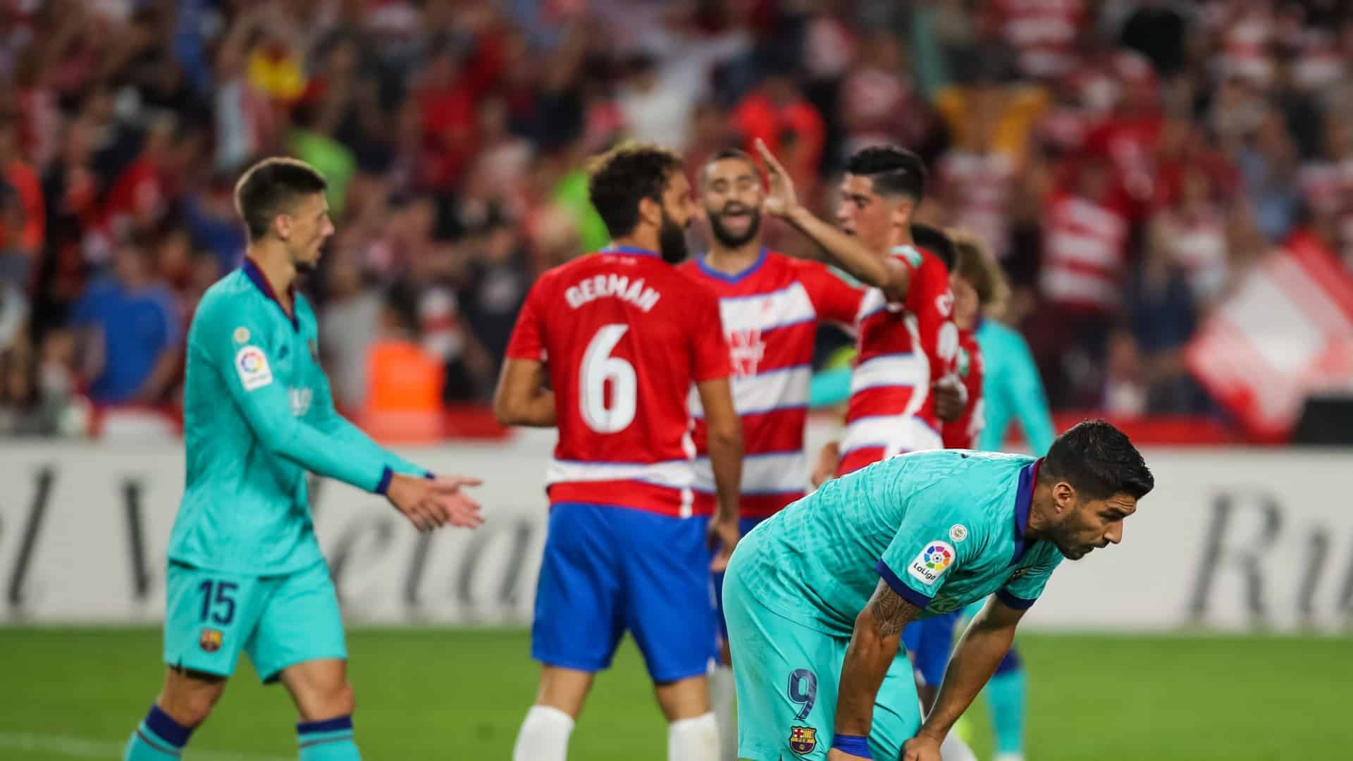 Los C&aacute;rmenes faz mais uma v&iacute;tima: o Barcelona. E o Granada dormir&aacute; na lideran&ccedil;a