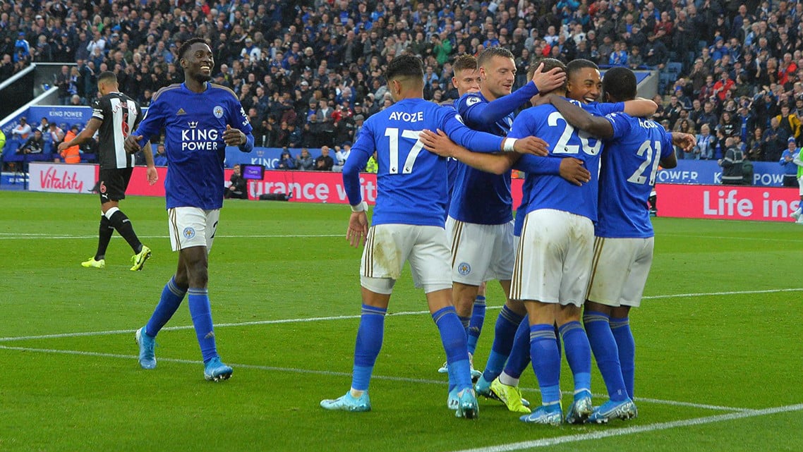 Mais que uma vit&oacute;ria, 5 a 0 sobre o Newcastle foi declara&ccedil;&atilde;o de for&ccedil;a do Leicester de Brendan Rodgers