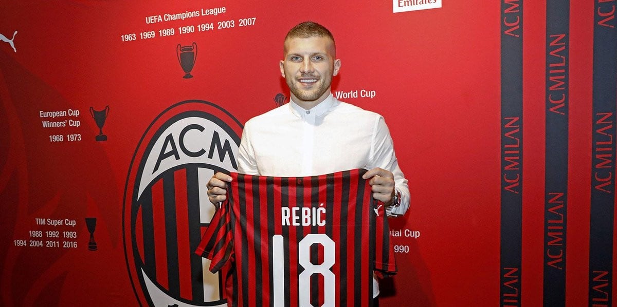 A troca de André Silva por Rebic parece satisfatória a todos – e mais vantajosa ao Milan