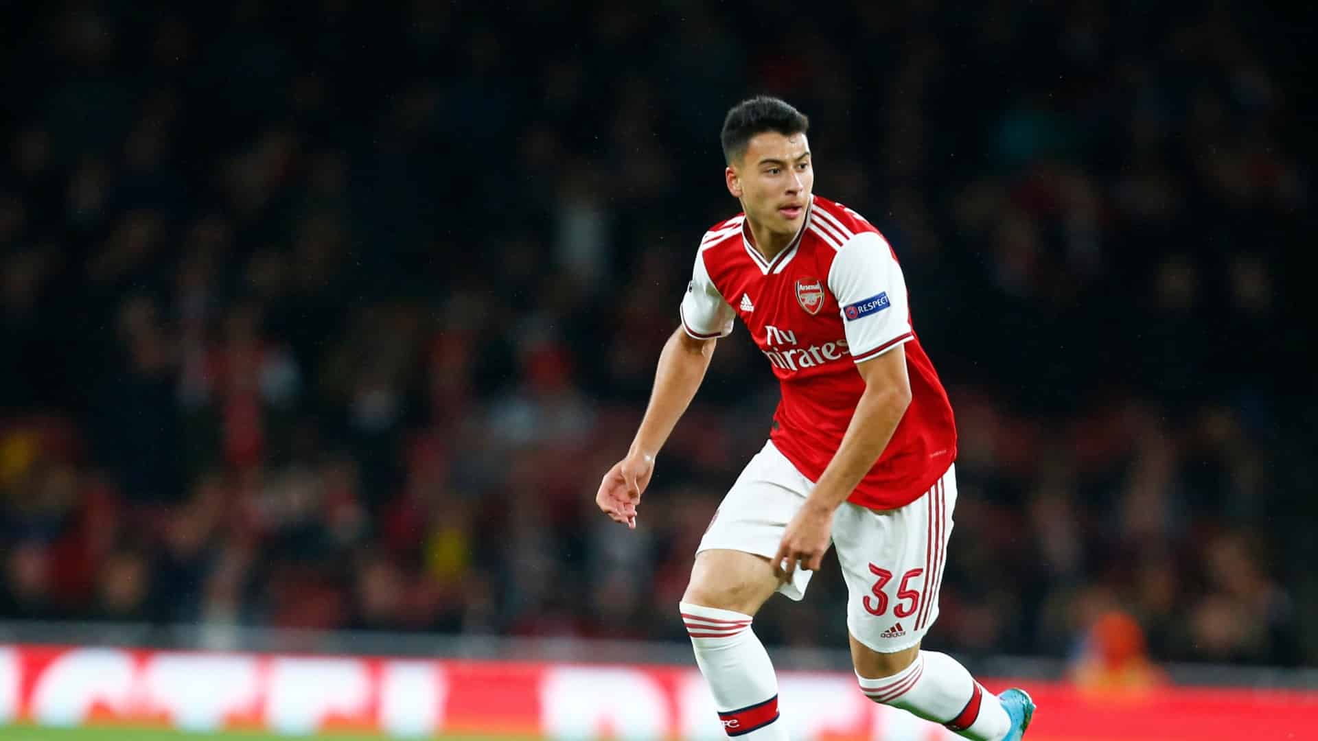 Gabriel Martinelli mal chegou &agrave; Inglaterra e j&aacute; recebe sondagem da sele&ccedil;&atilde;o italiana