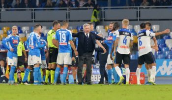 Na luta pelos primeiros lugares, Napoli e Atalanta fizeram um intenso empate que pouco agradou os celestes