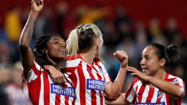 O Atlético de Madrid foi o grande vencedor no desfecho das oitavas de final da Champions Feminina