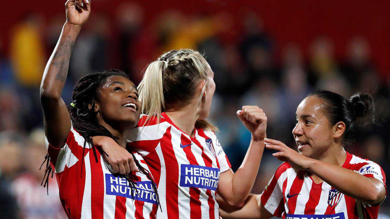 O Atl&eacute;tico de Madrid foi o grande vencedor no desfecho das oitavas de final da Champions Feminina